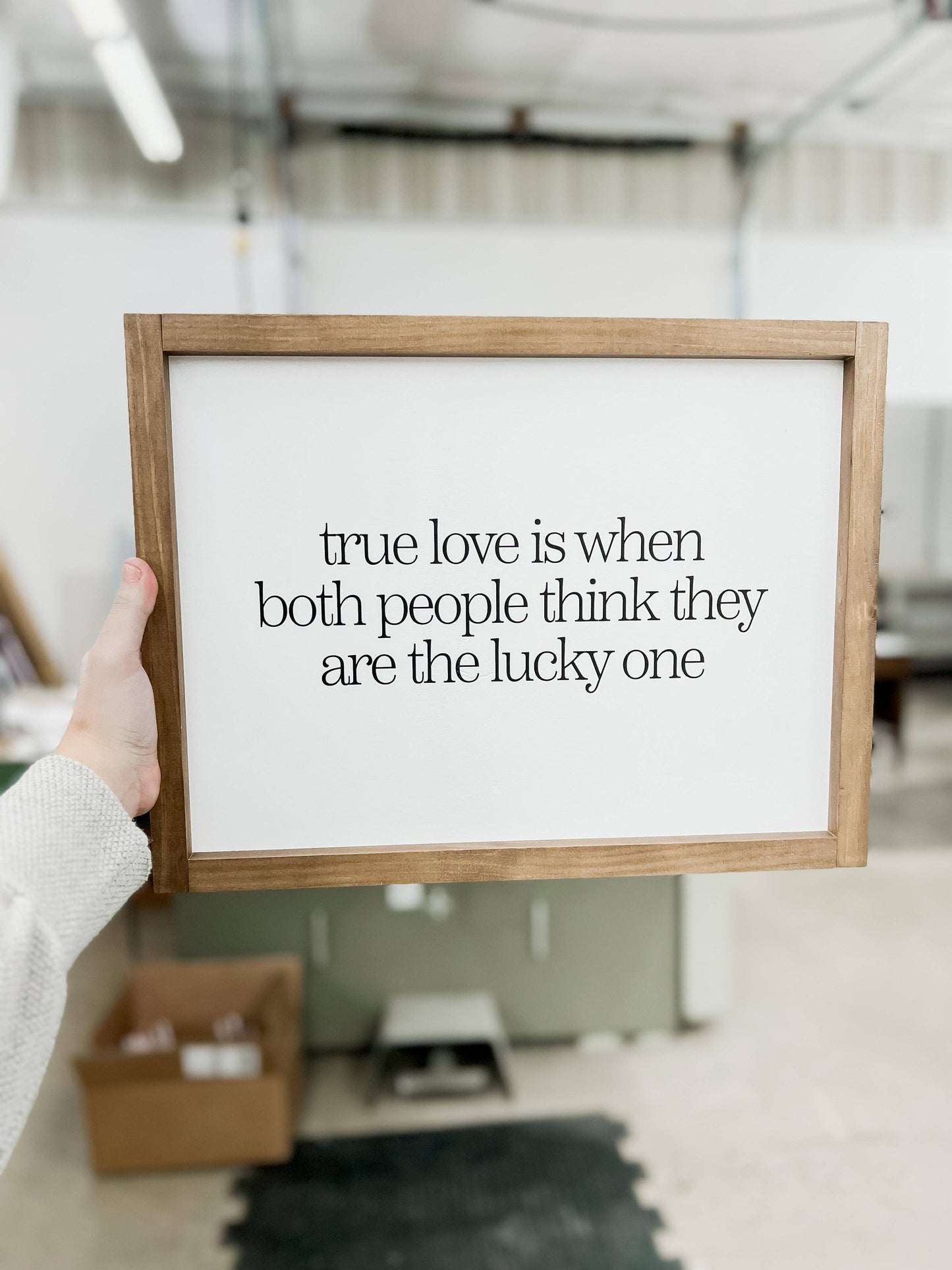 True Love Is When Both People | Home Decor Made in the USA