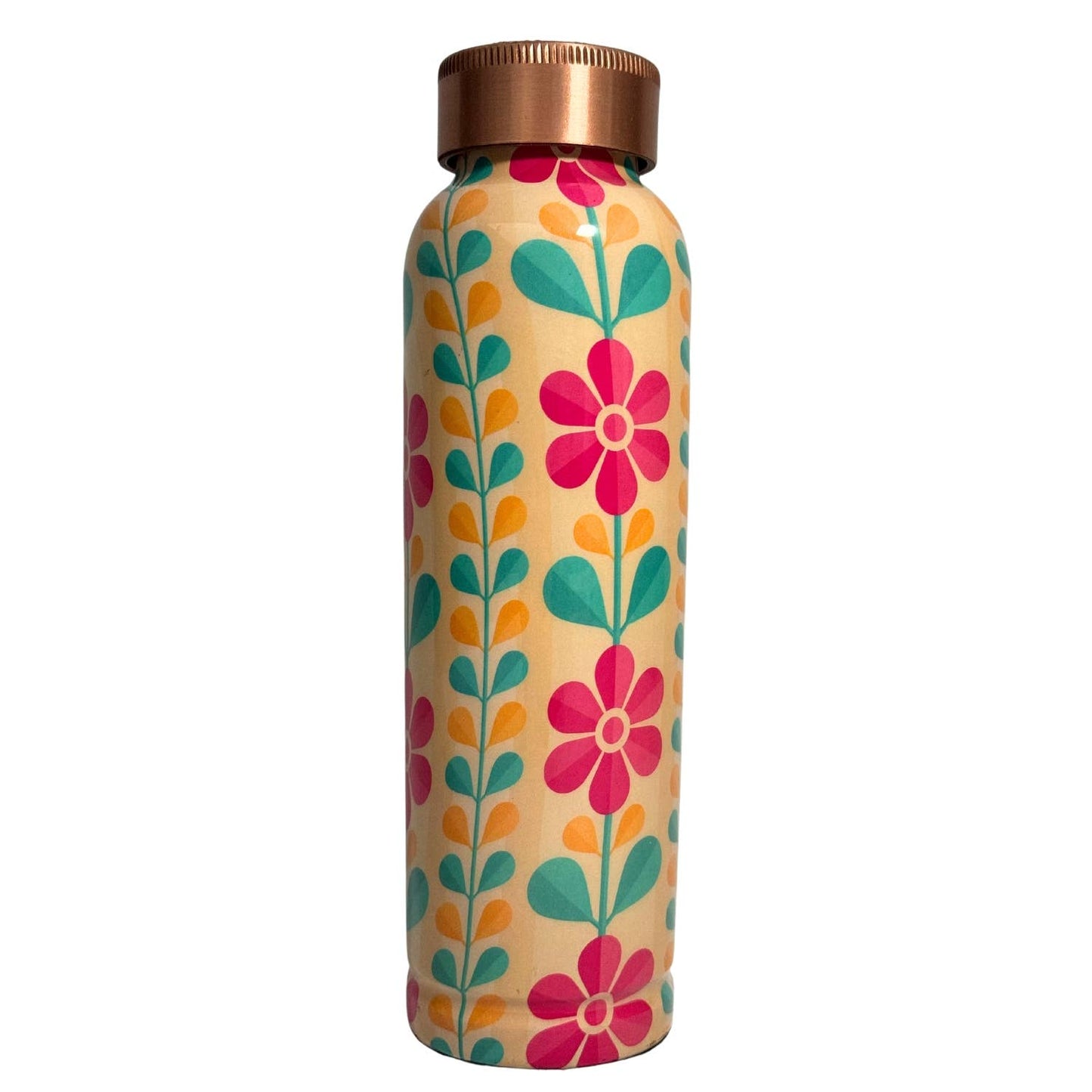 Pure Copper Water Bottle 34 Oz Printed 3
