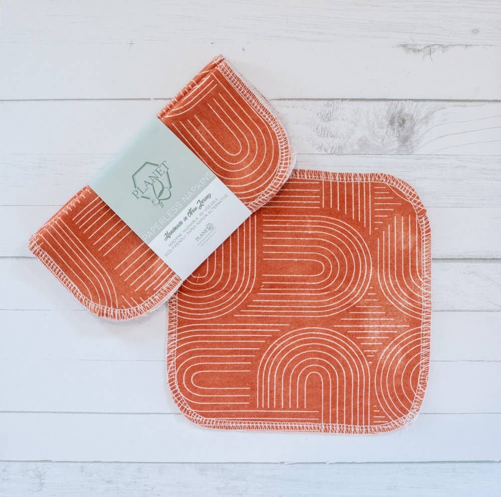 Paperless Napkins - Rust Arches