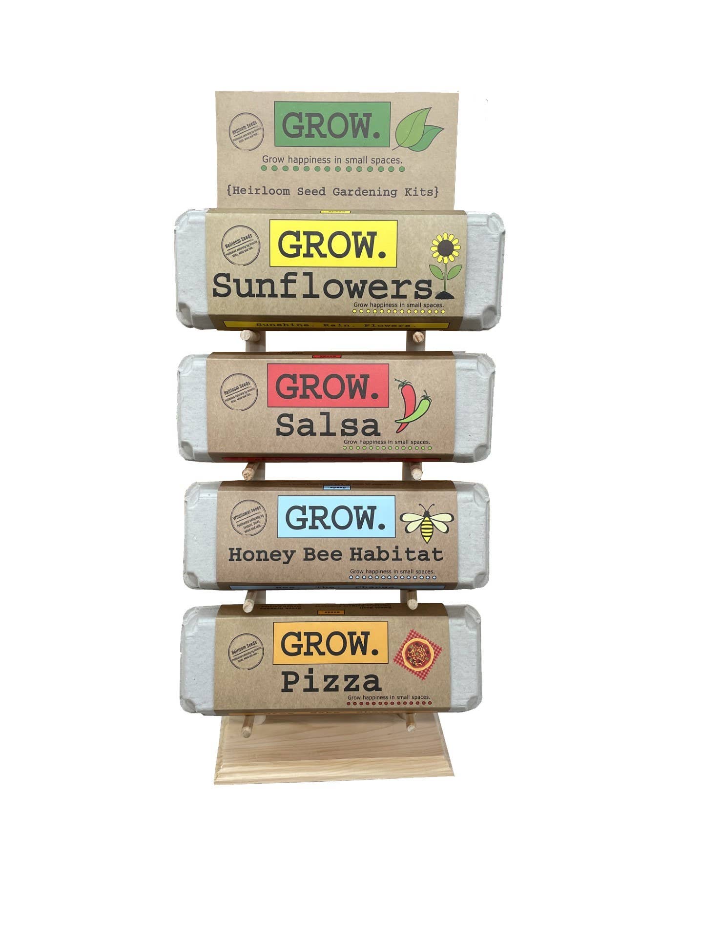 Wooden Tabletop Display (Gardens Not Included)