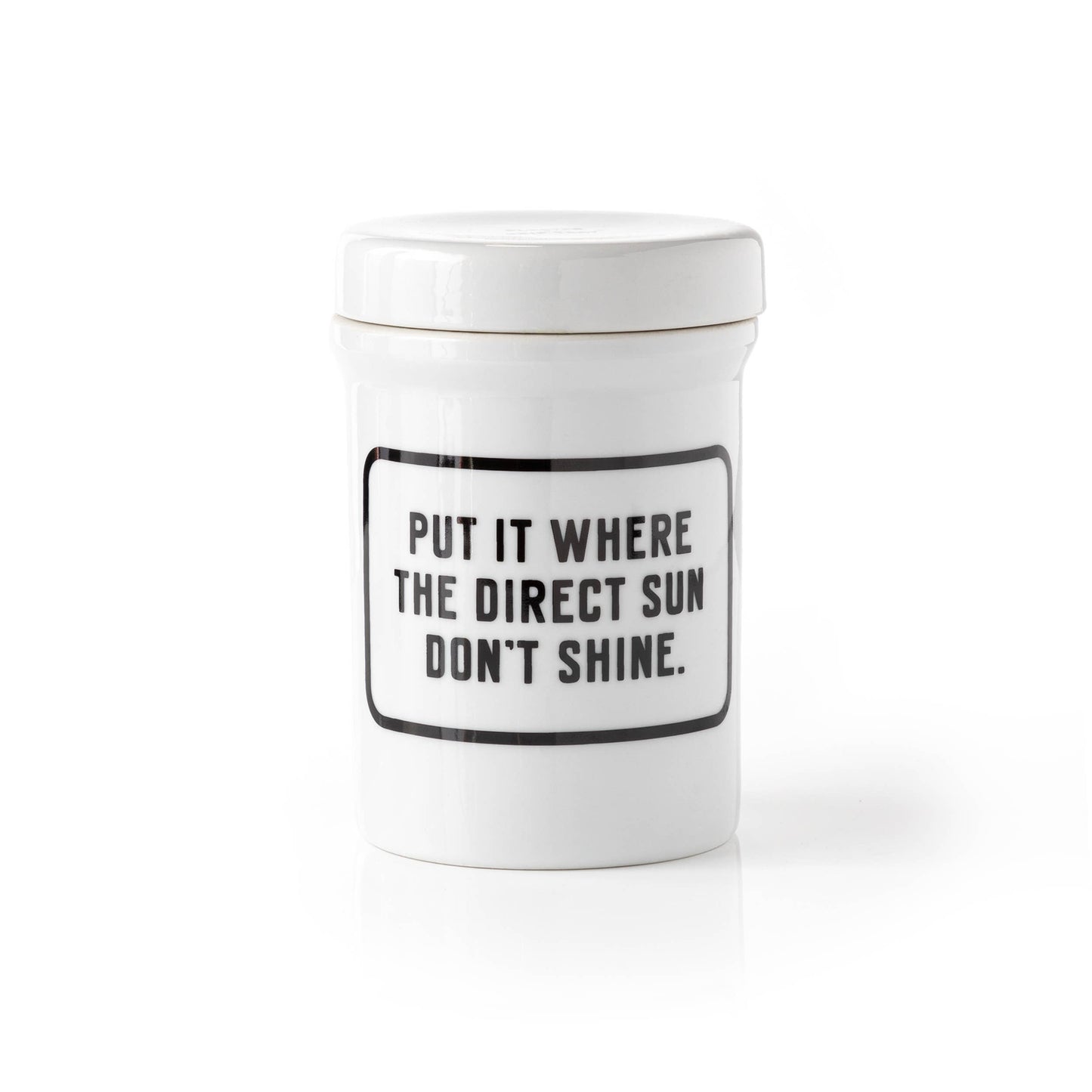 Brass Monkey Put It Where The Direct Sun Don't Shine Planter w/ Drip Tray