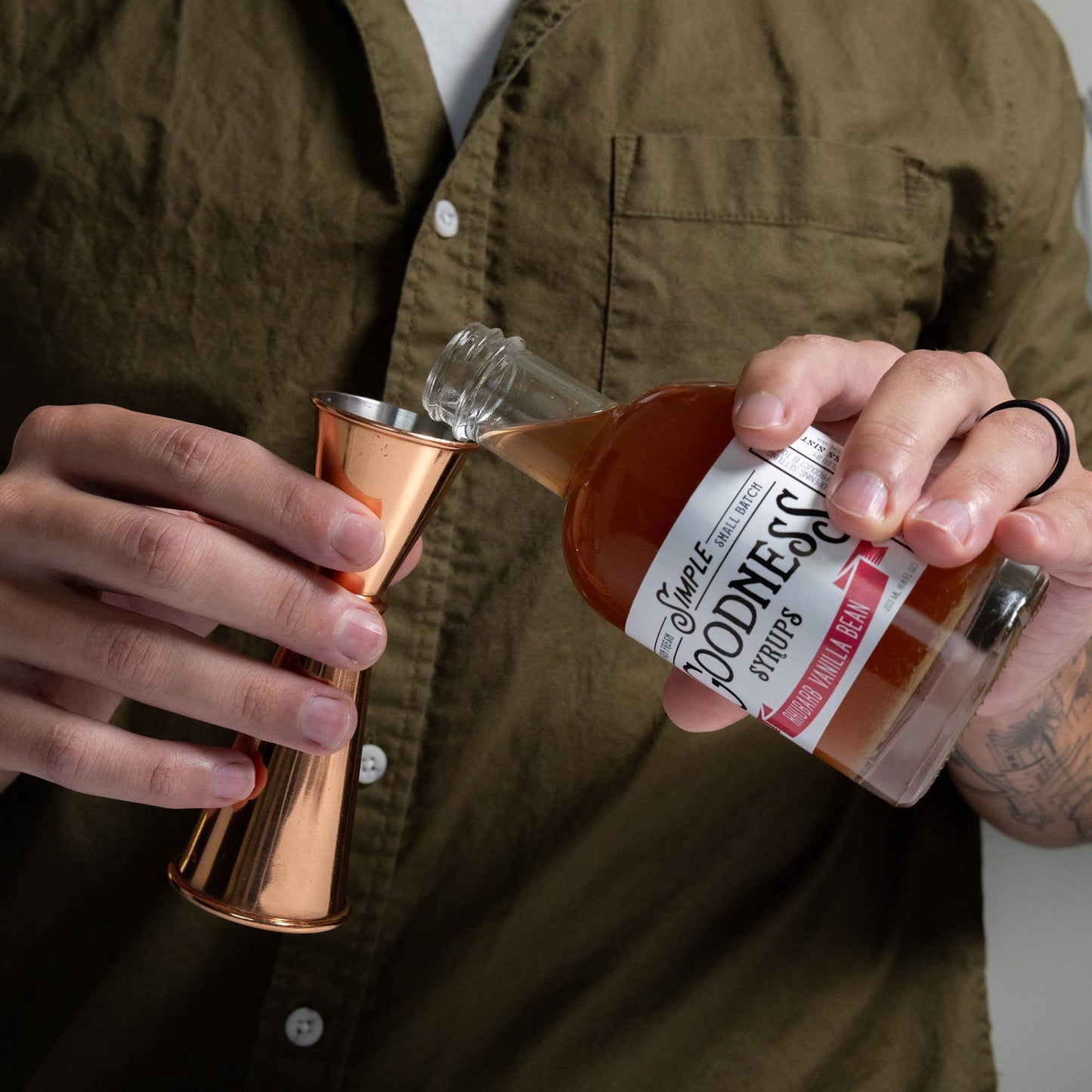 Rhubarb Vanilla Bean Syrup