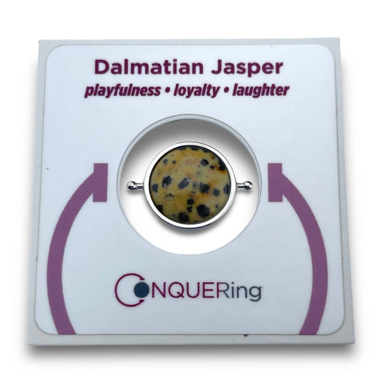Dalmatian Jasper Crystal Element