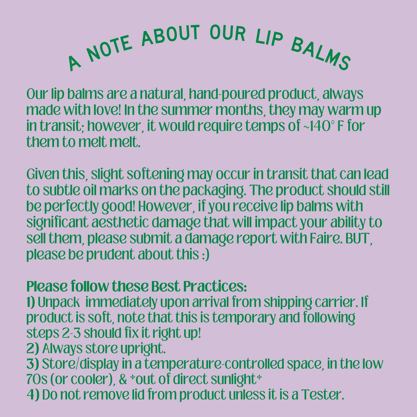 Sweet Mint Organic Lip Balm / 0.3 oz Biodegradable Tube
