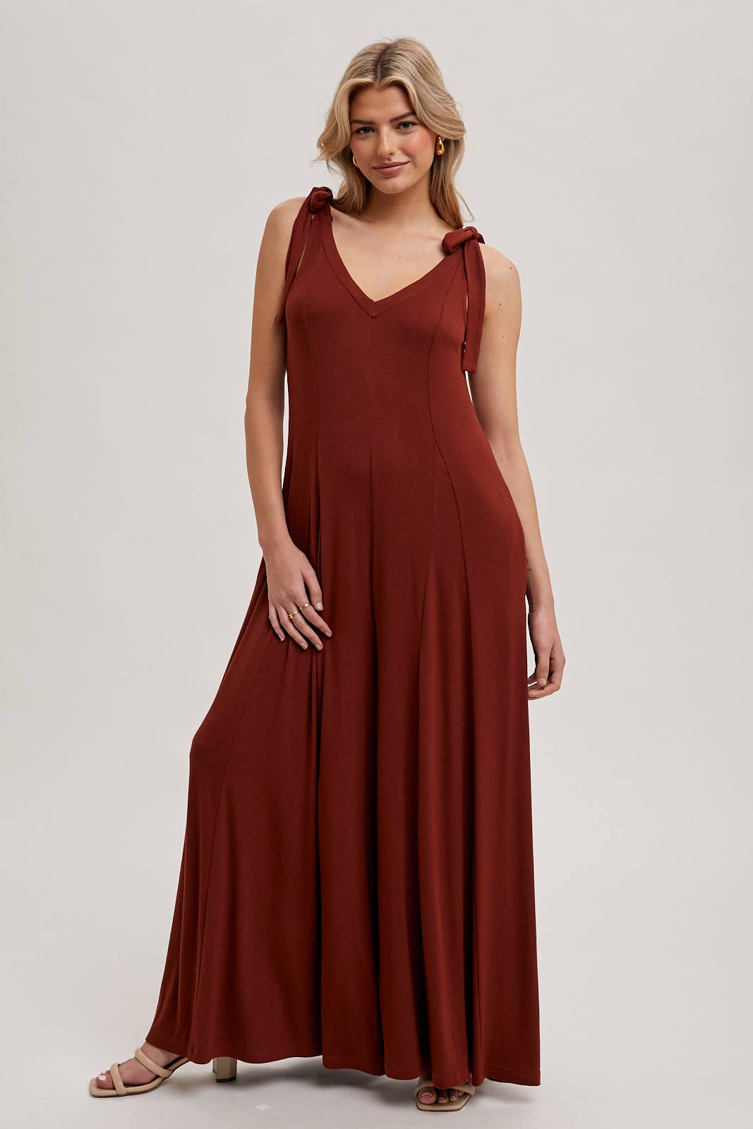 COMFY KNIT WIDE LEG JUMPSUIT