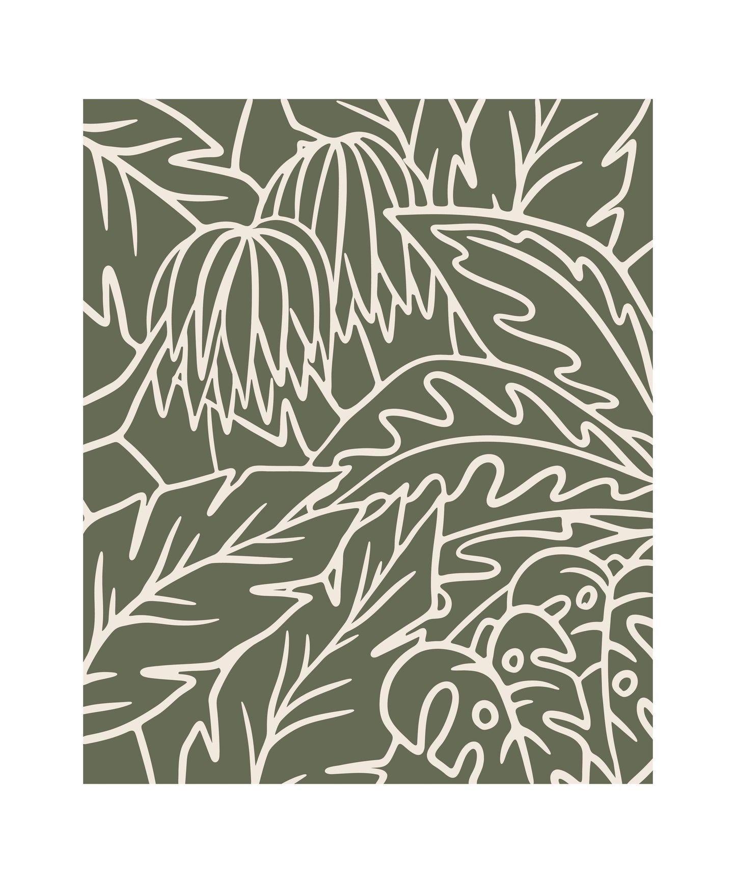 Canopy Plush Throw - Vintage Green