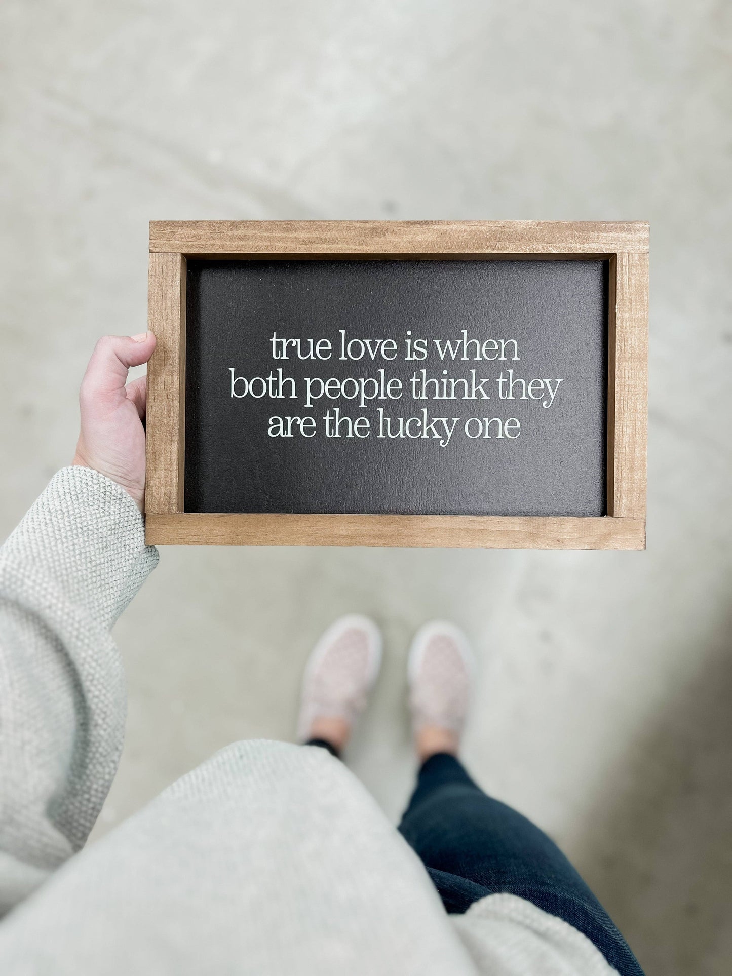 True Love Is When Both People | Home Decor Made in the USA
