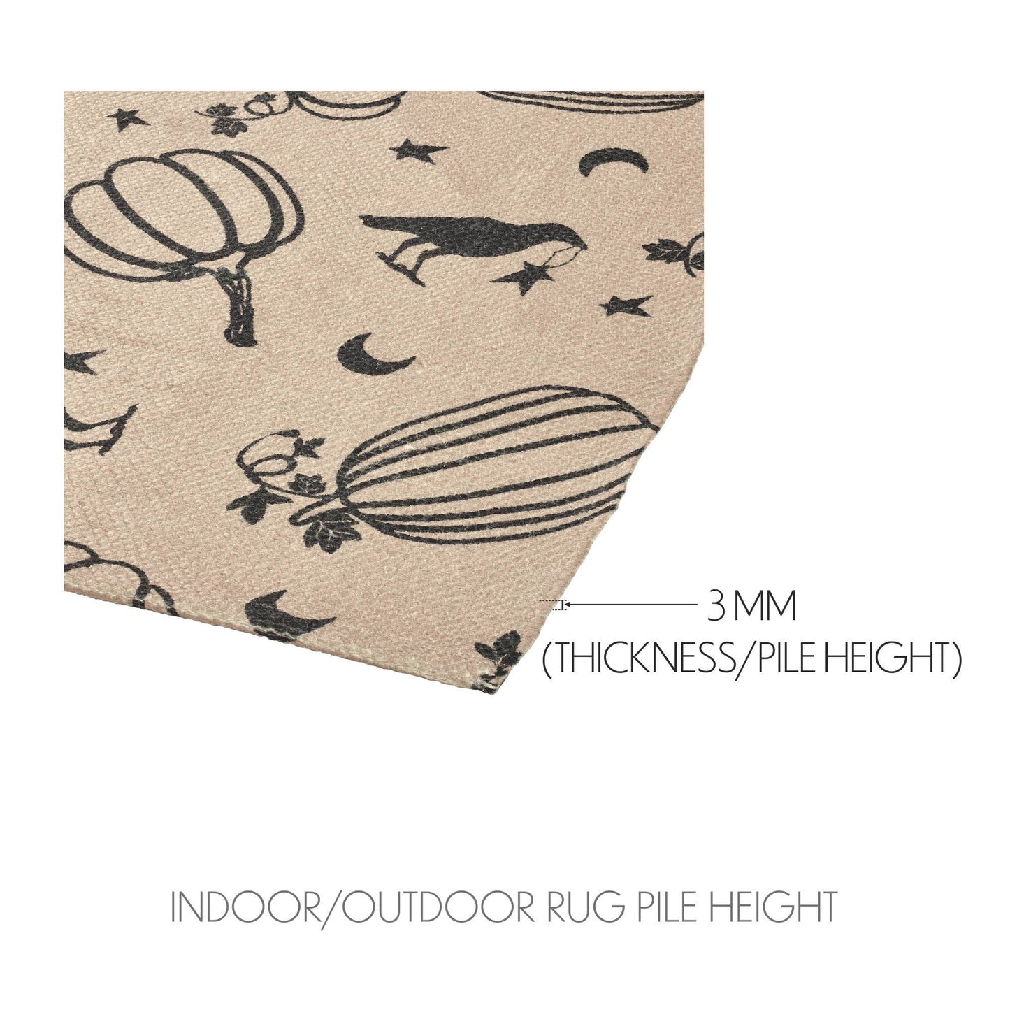 Raven Harvest Indoor/Outdoor Rug Rect 17x48