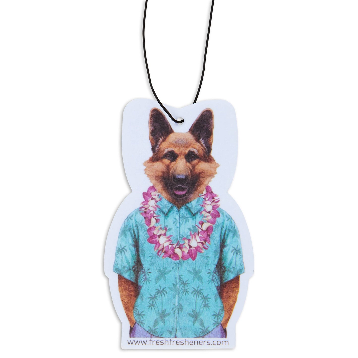German Shepherd In Hawaii Air Freshener Pack of 12