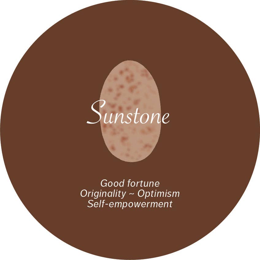 Sunstone Round Crystal Element