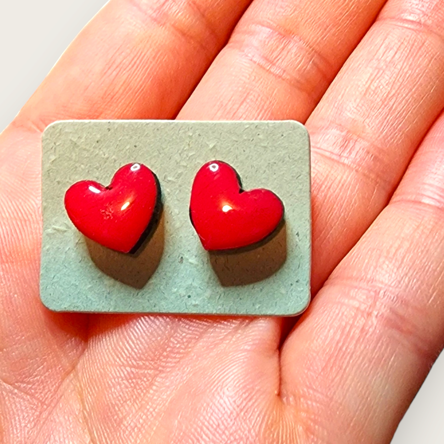 Heart Studs