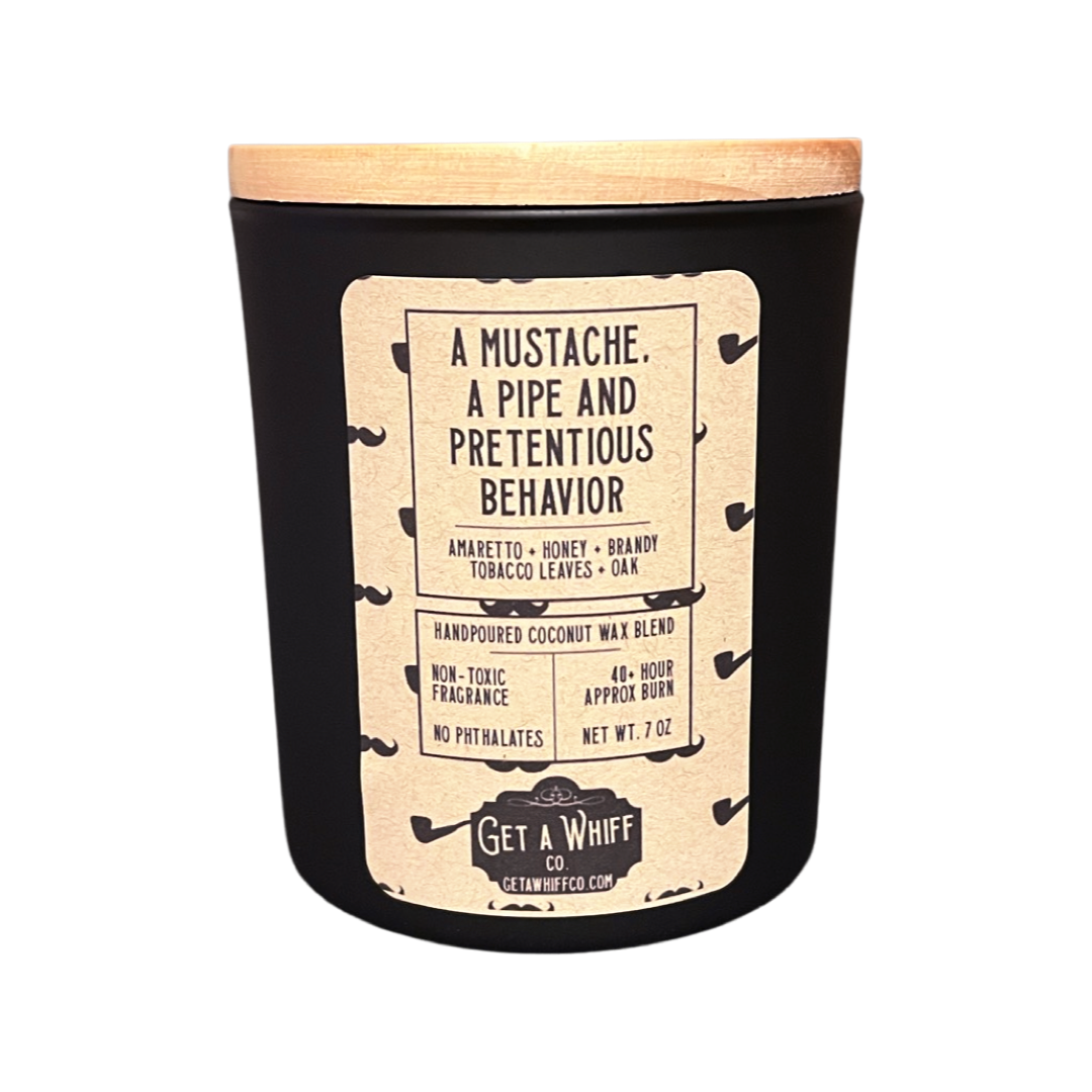 Whiskey Tobacco Soy/Coconut Candle | Non Toxic Candle