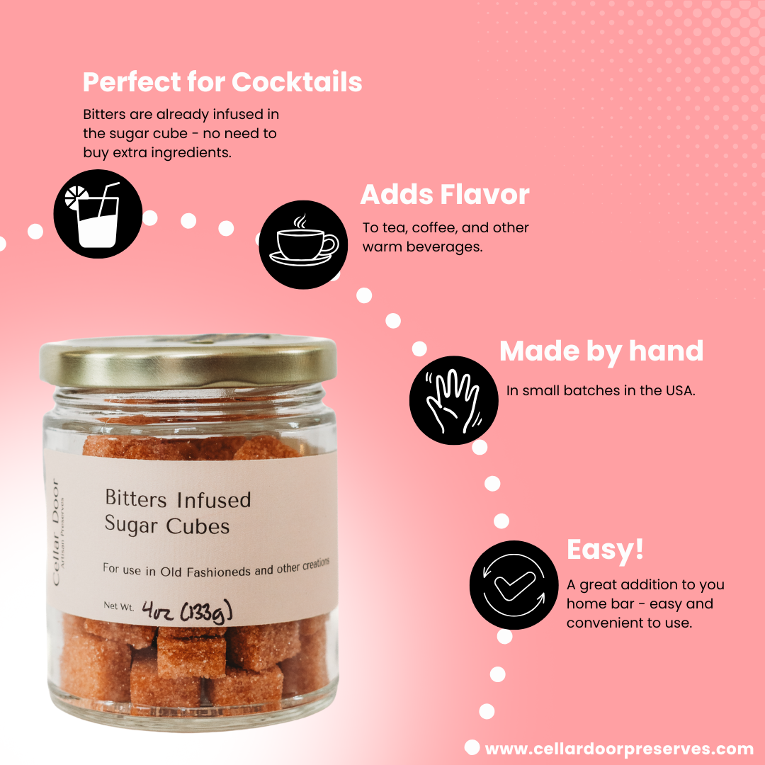 Bitters Infused Sugar Cubes