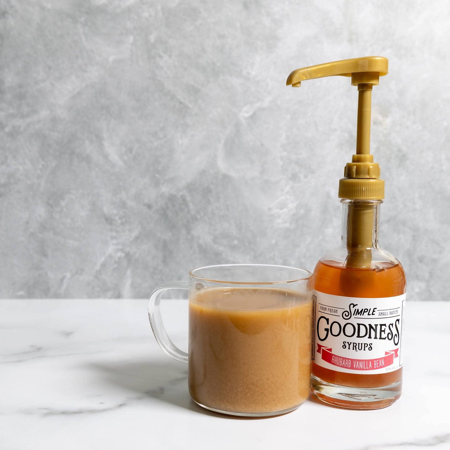 Rhubarb Vanilla Bean Syrup