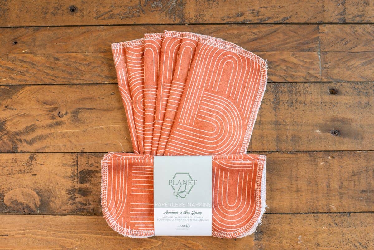 Paperless Napkins - Rust Arches
