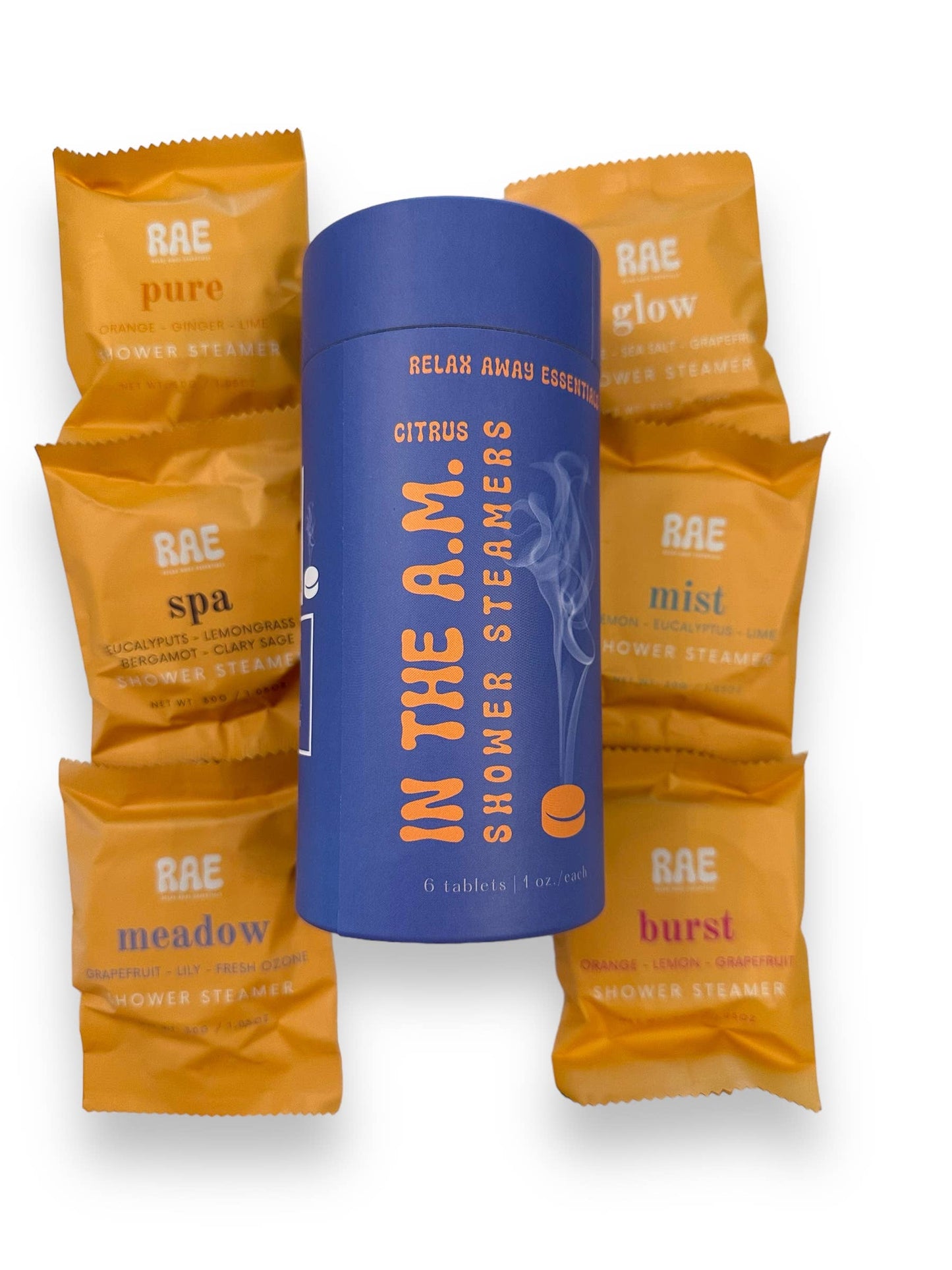 In The A.M. Shower Steamers 6 Pack - Aromatherapy