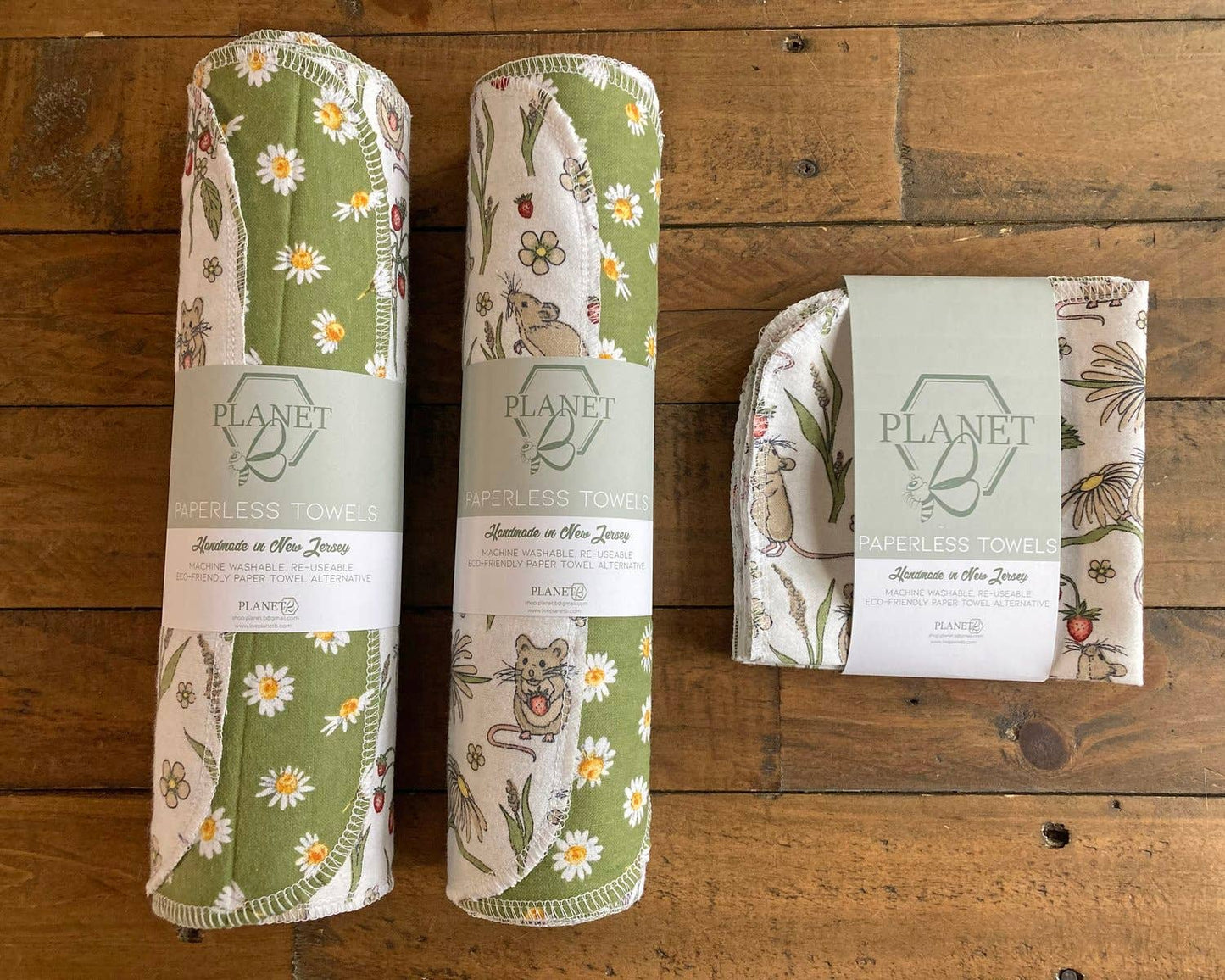 Paperless Towels - Strawberry Mice