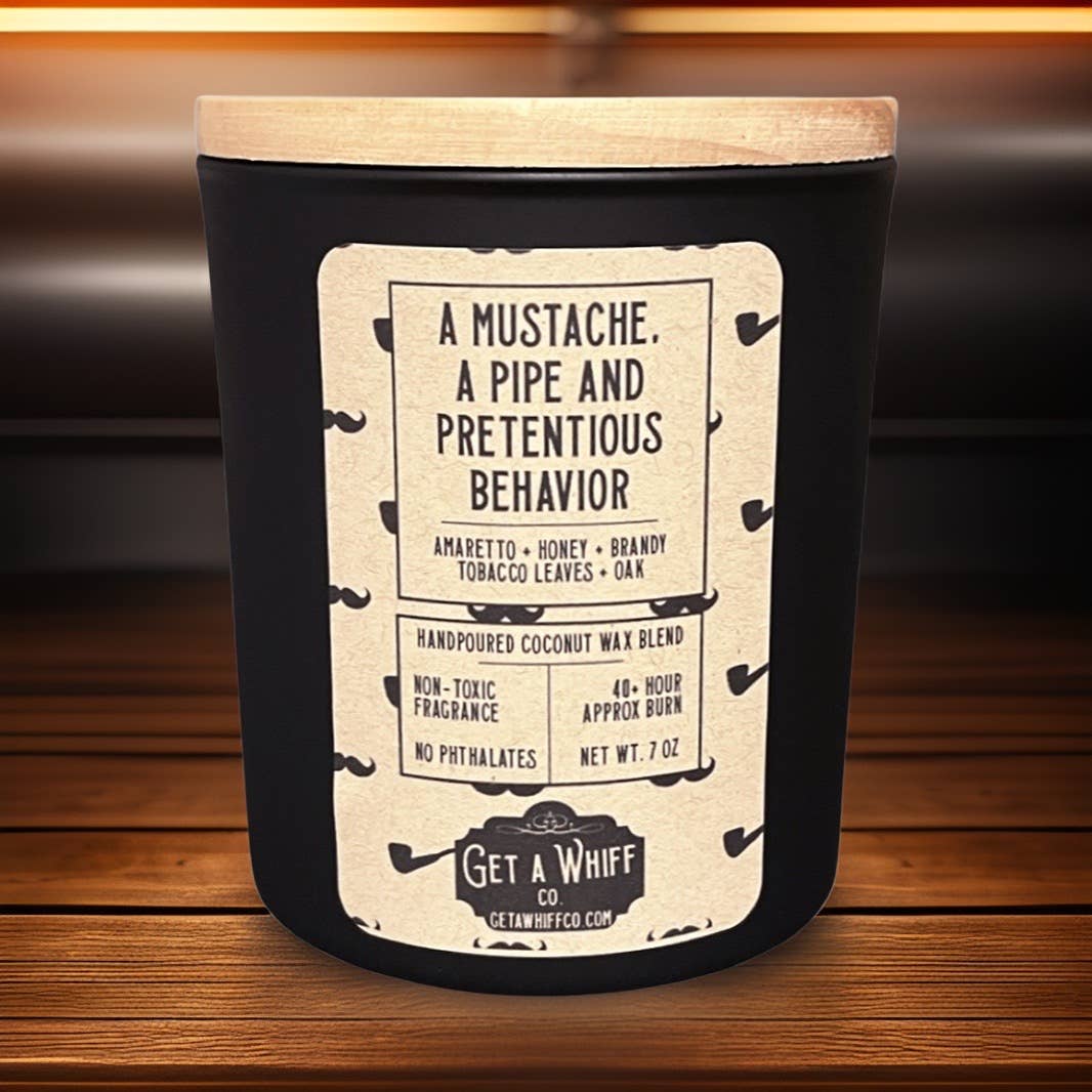 Whiskey Tobacco Soy/Coconut Candle | Non Toxic Candle
