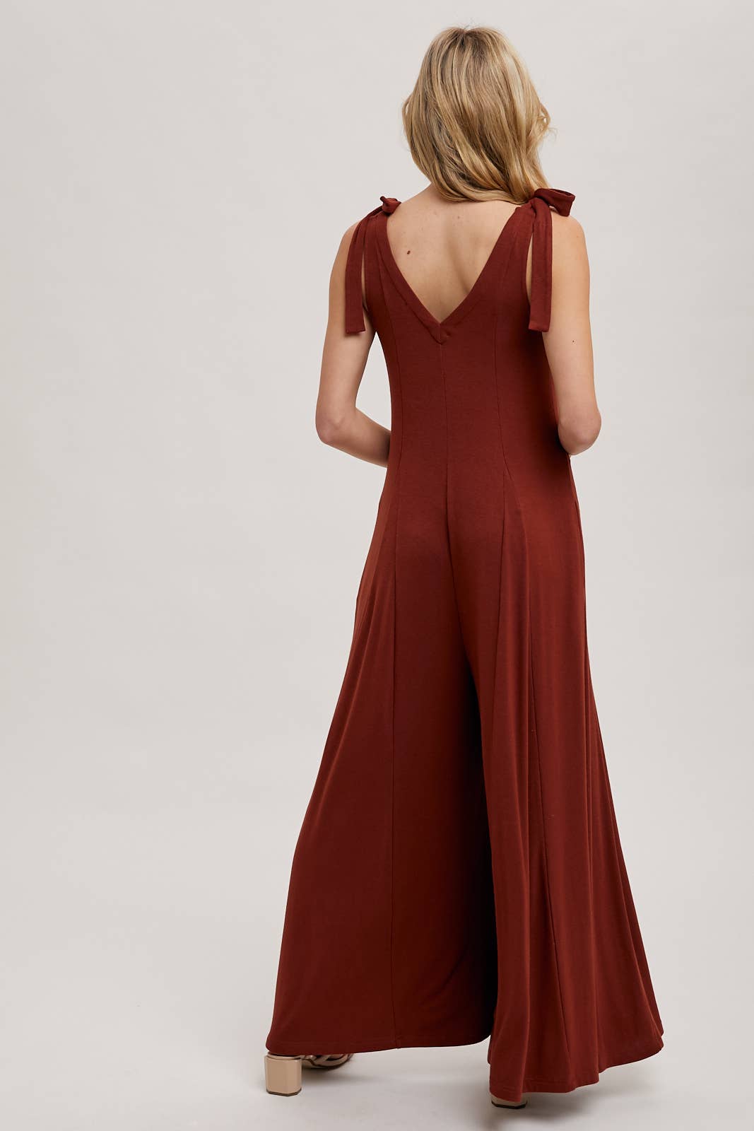 COMFY KNIT WIDE LEG JUMPSUIT