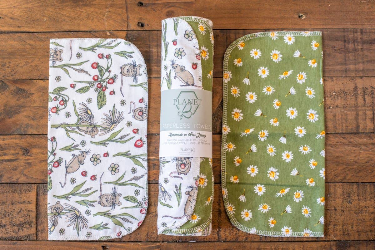 Paperless Towels - Strawberry Mice