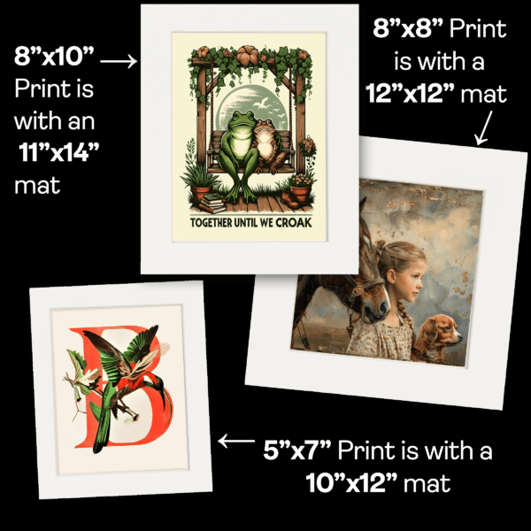 How do I explain it to a couple of cubs? - Bigfoot Art Prints – 8″x10″ Artwork in 11″x14″ Mat