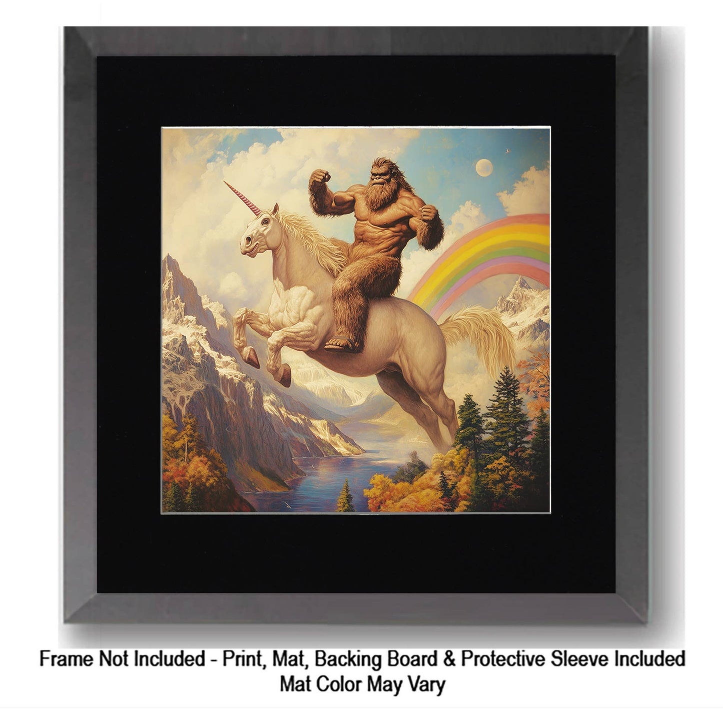 How do I explain it to a couple of cubs? - Bigfoot Art Prints – 8″x10″ Artwork in 11″x14″ Mat