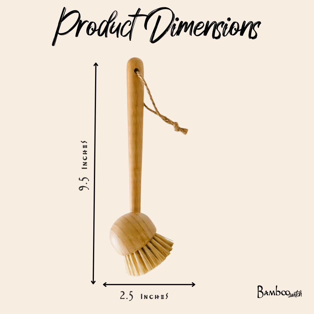 Bamboo Kitchen Dish Scrubber | Earth Day Bestseller