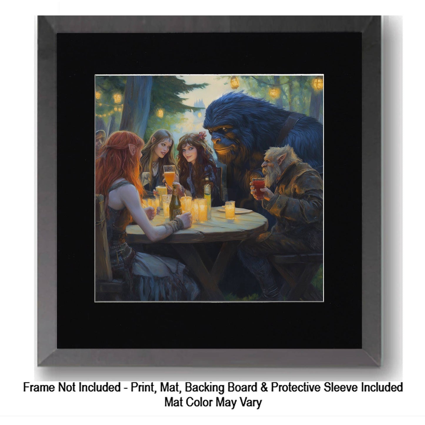 How do I explain it to a couple of cubs? - Bigfoot Art Prints – 8″x10″ Artwork in 11″x14″ Mat