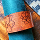 Succulent Leather Cuff