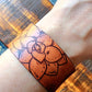 Succulent Leather Cuff