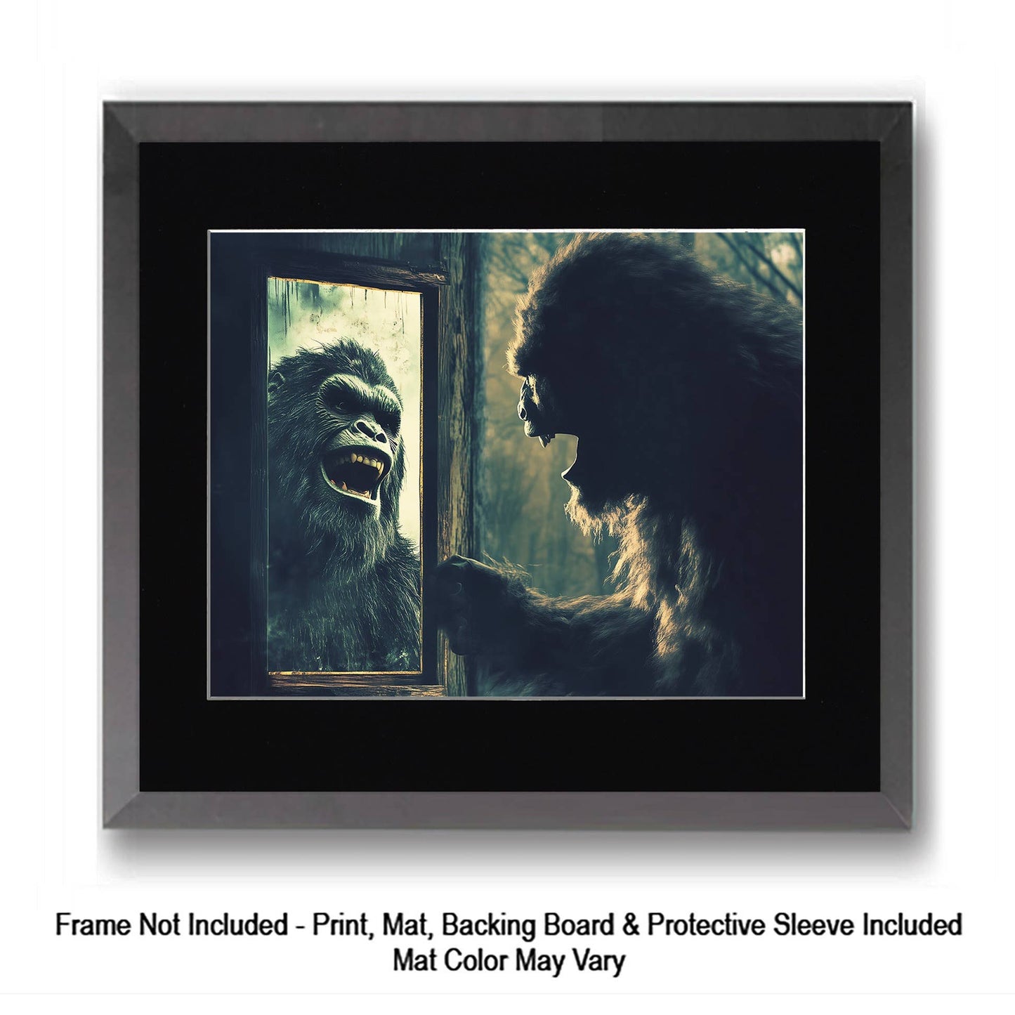 How do I explain it to a couple of cubs? - Bigfoot Art Prints – 8″x10″ Artwork in 11″x14″ Mat