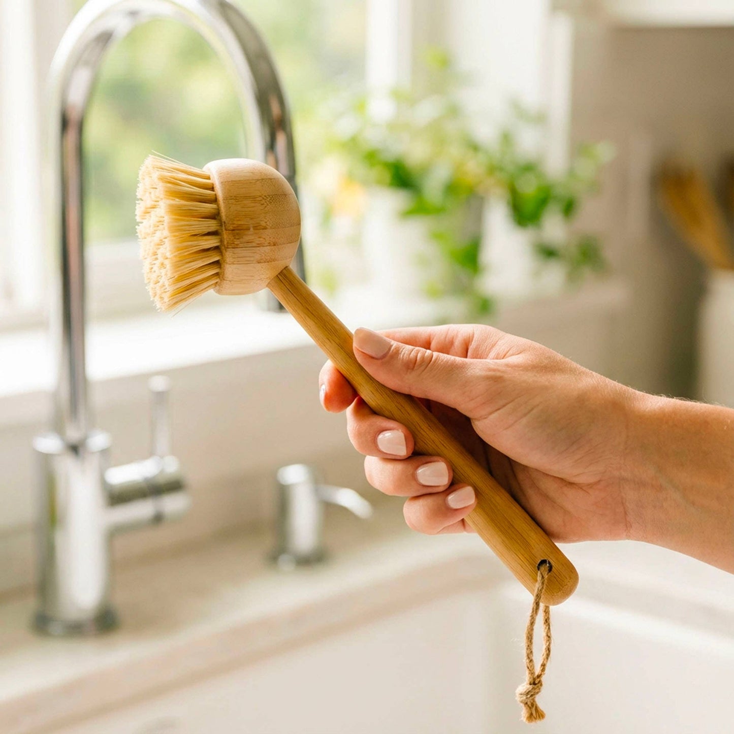 Bamboo Kitchen Dish Scrubber | Earth Day Bestseller