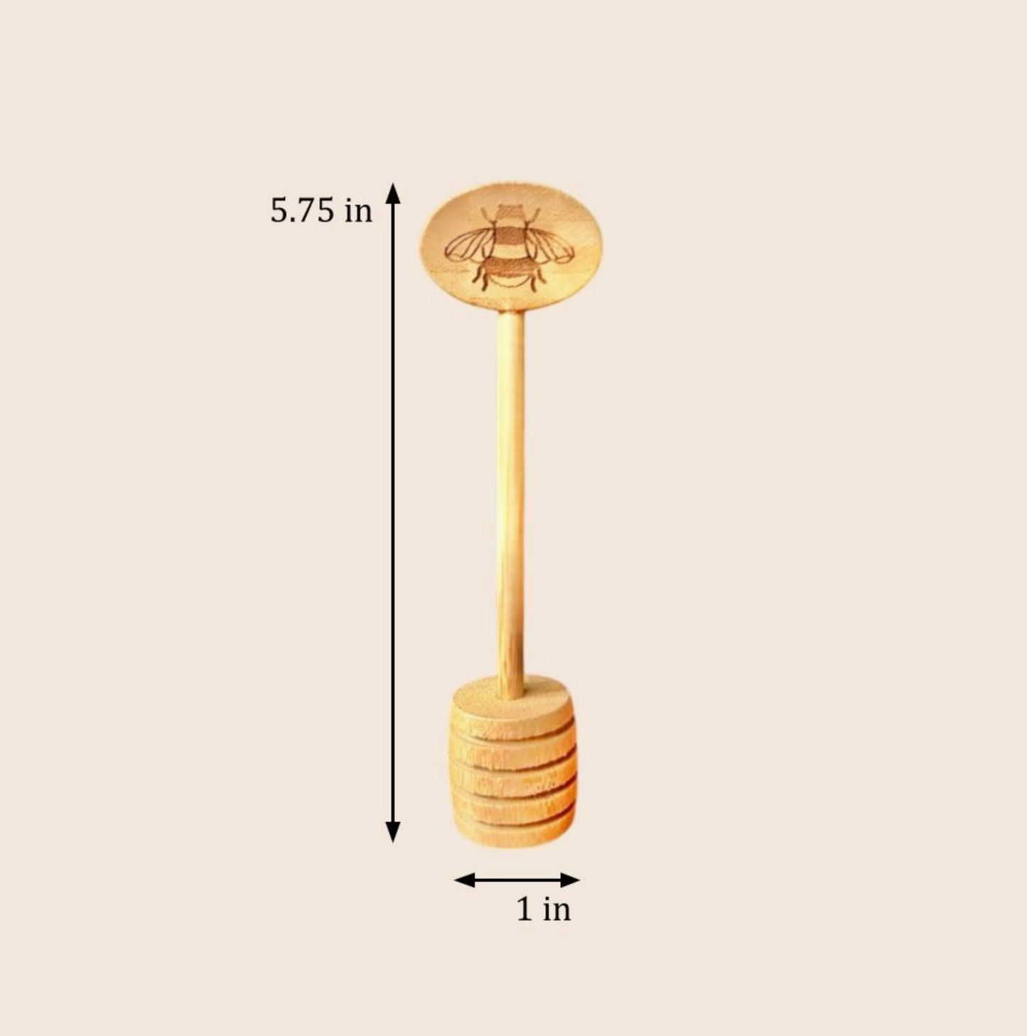 Bamboo Honey Dipper Spoon | Earth Day Bestseller