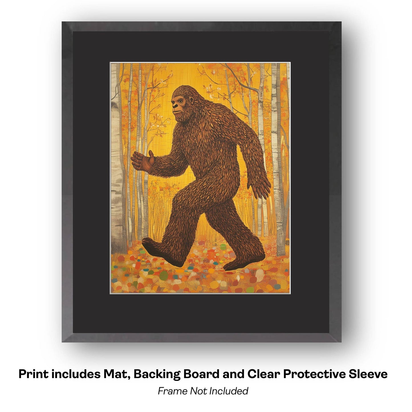 How do I explain it to a couple of cubs? - Bigfoot Art Prints – 8″x10″ Artwork in 11″x14″ Mat