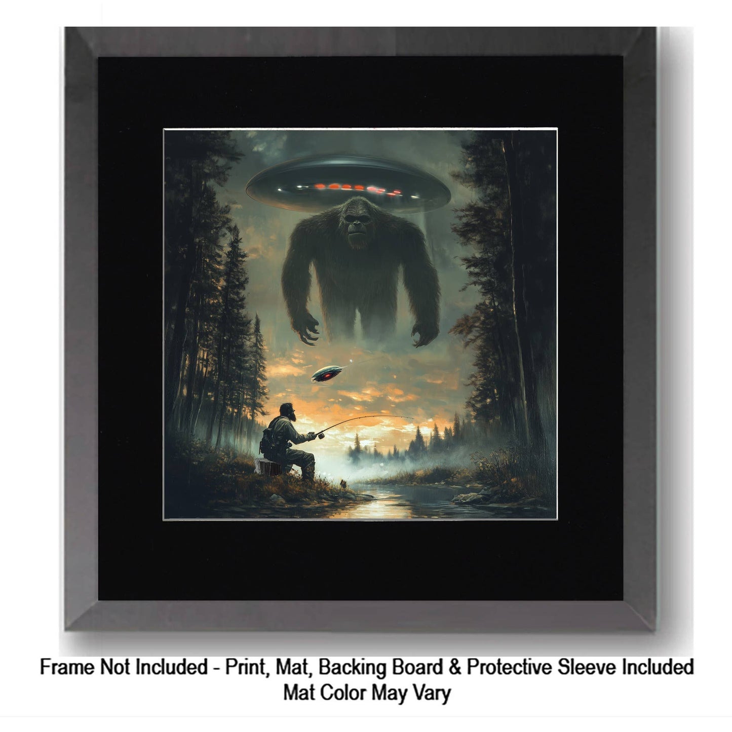 How do I explain it to a couple of cubs? - Bigfoot Art Prints – 8″x10″ Artwork in 11″x14″ Mat