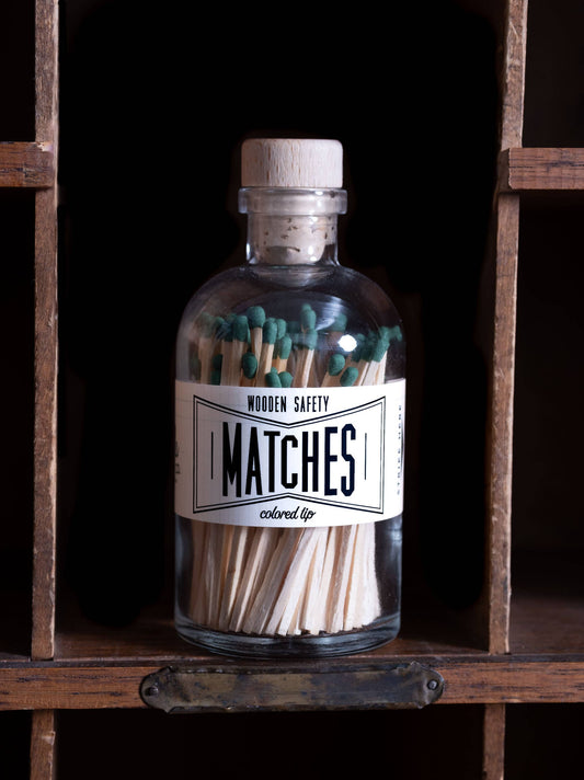 Vintage Apothecary Olive Matches