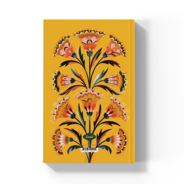 Golden Floral Classic Layflat Journal Notebook