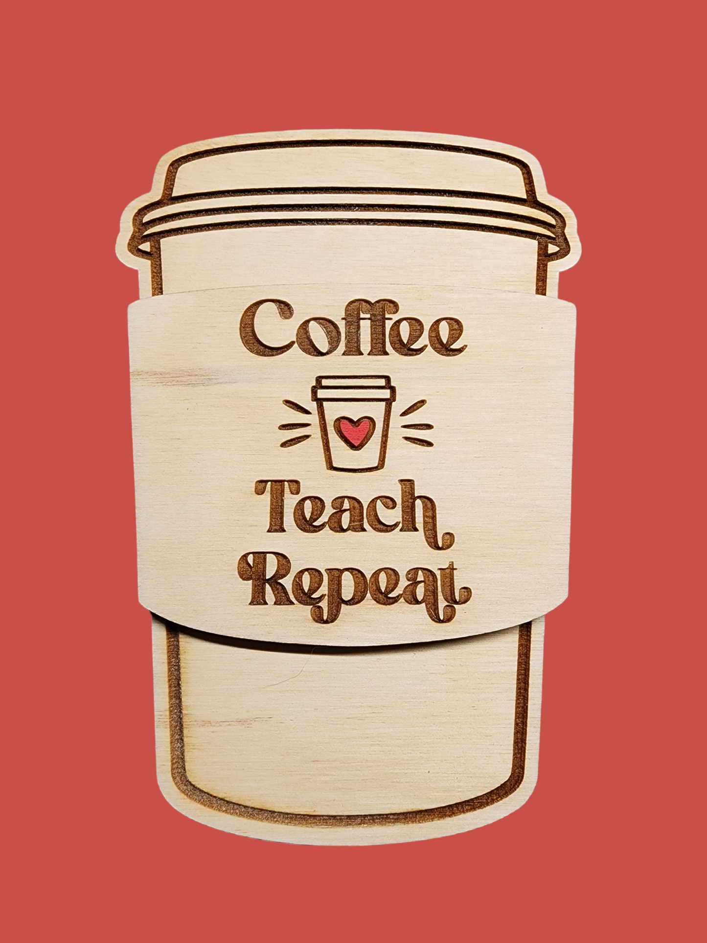 Teacher appreciation coffee card holder