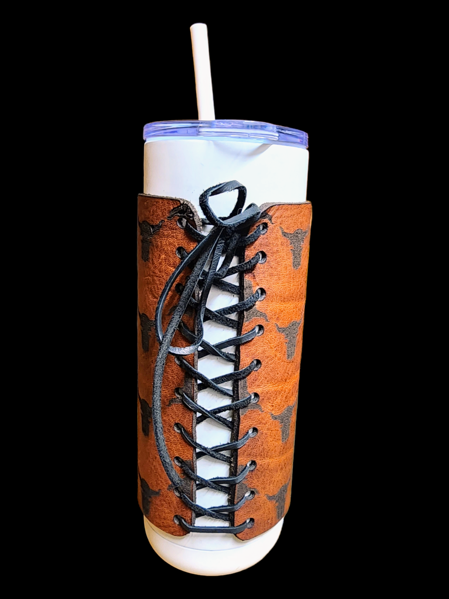 Leather Wrapped Tumbler