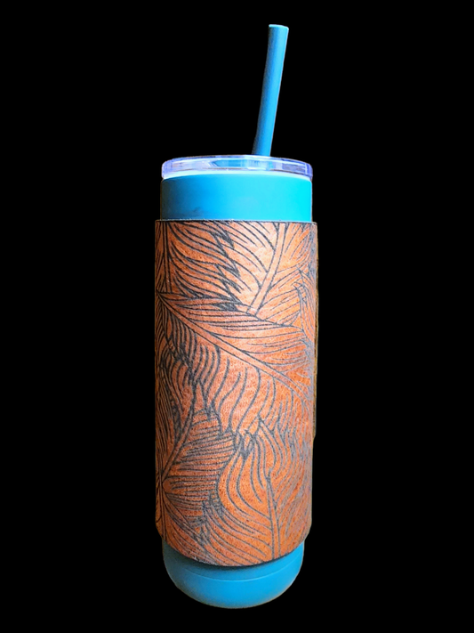 Leather Wrapped Tumbler