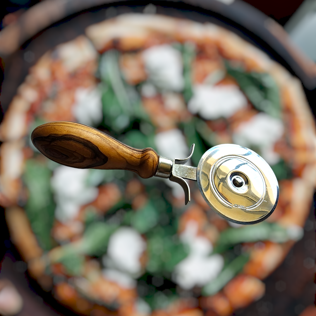 Olive Wood Pizza Cutter