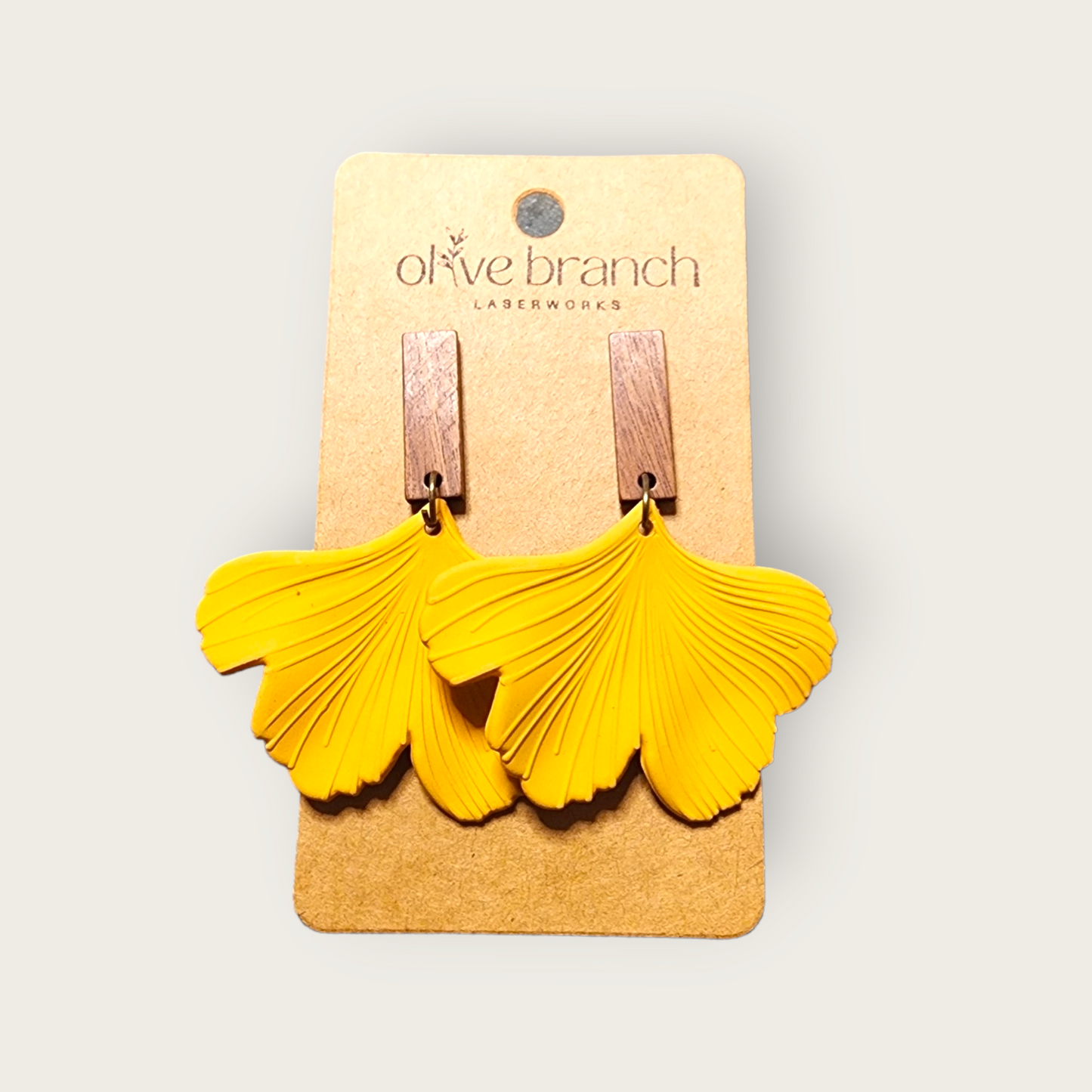 Ginko Leaf Earrings