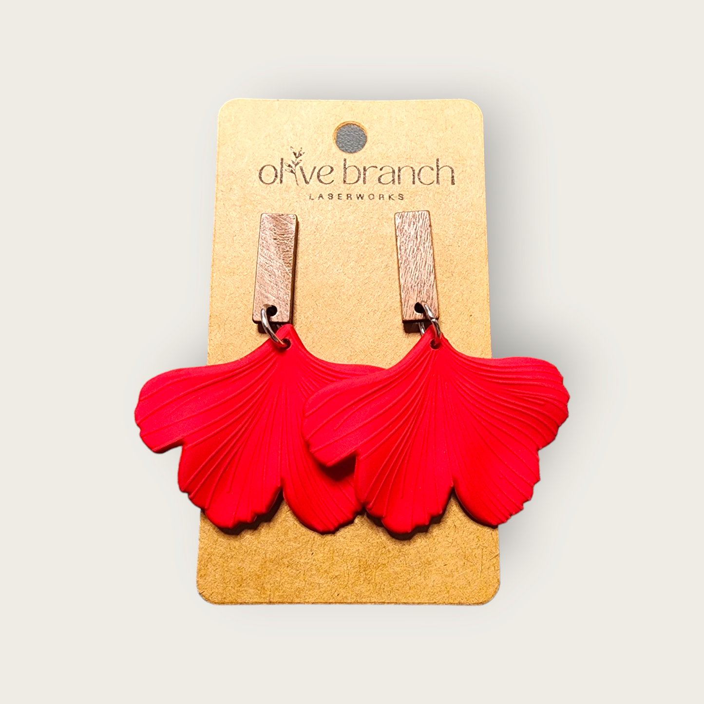 Ginko Leaf Earrings