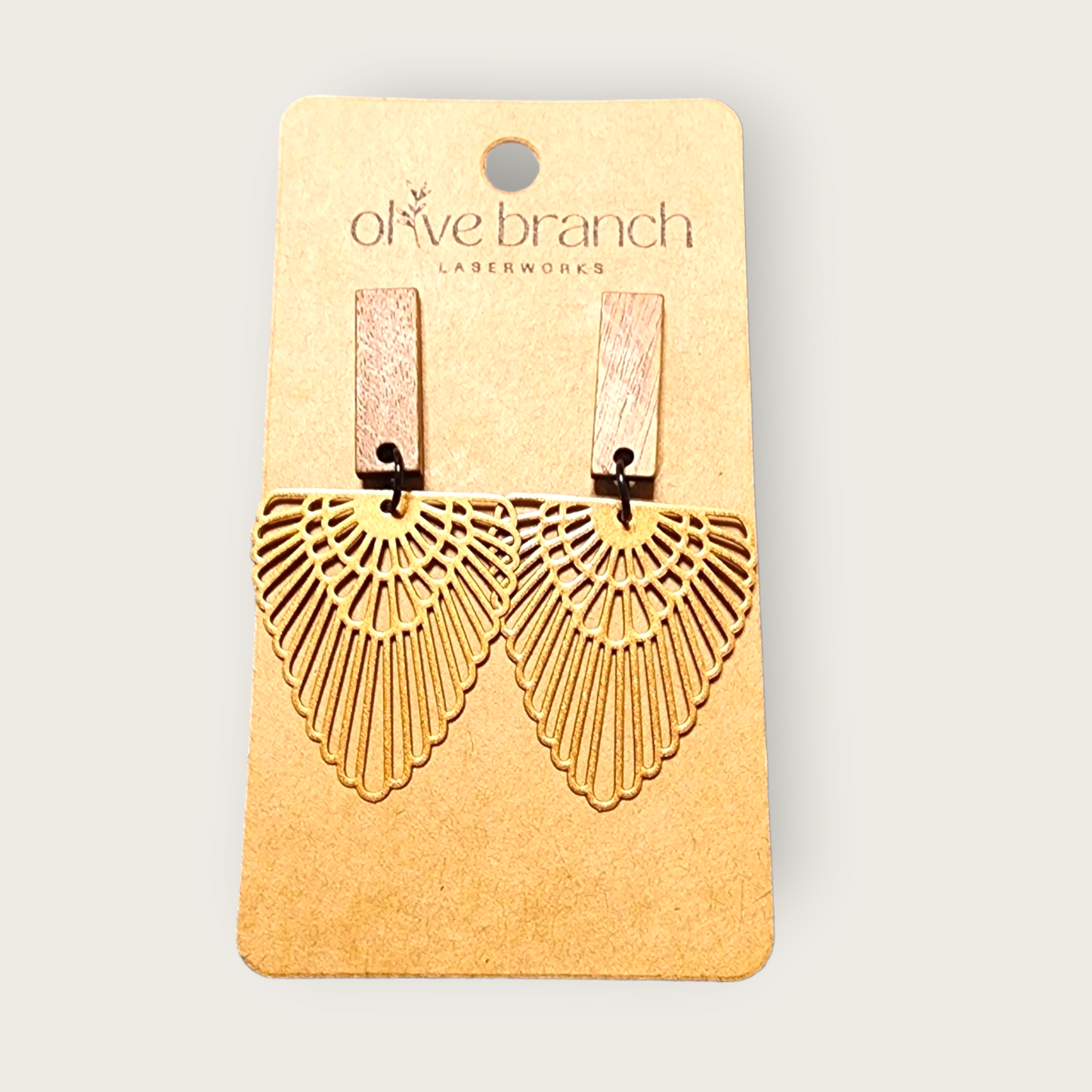 Drop Medallion Earrings