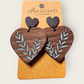 Heart Sprig Earrings