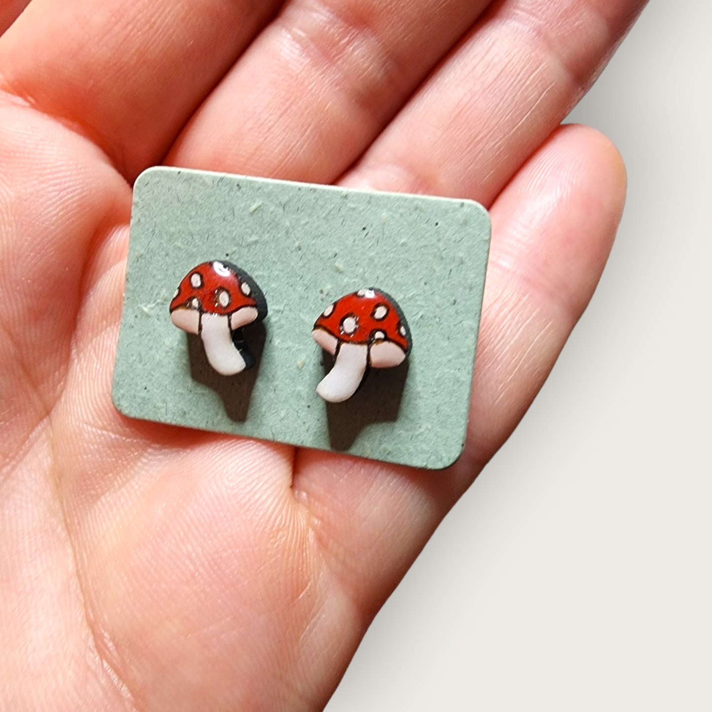 Mini Mushroom Studs