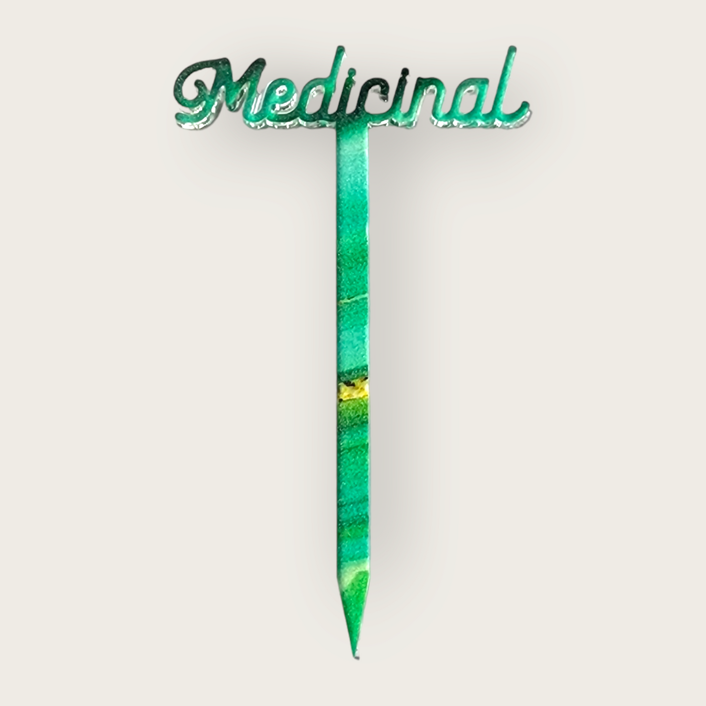 Hand lettering plant stakes