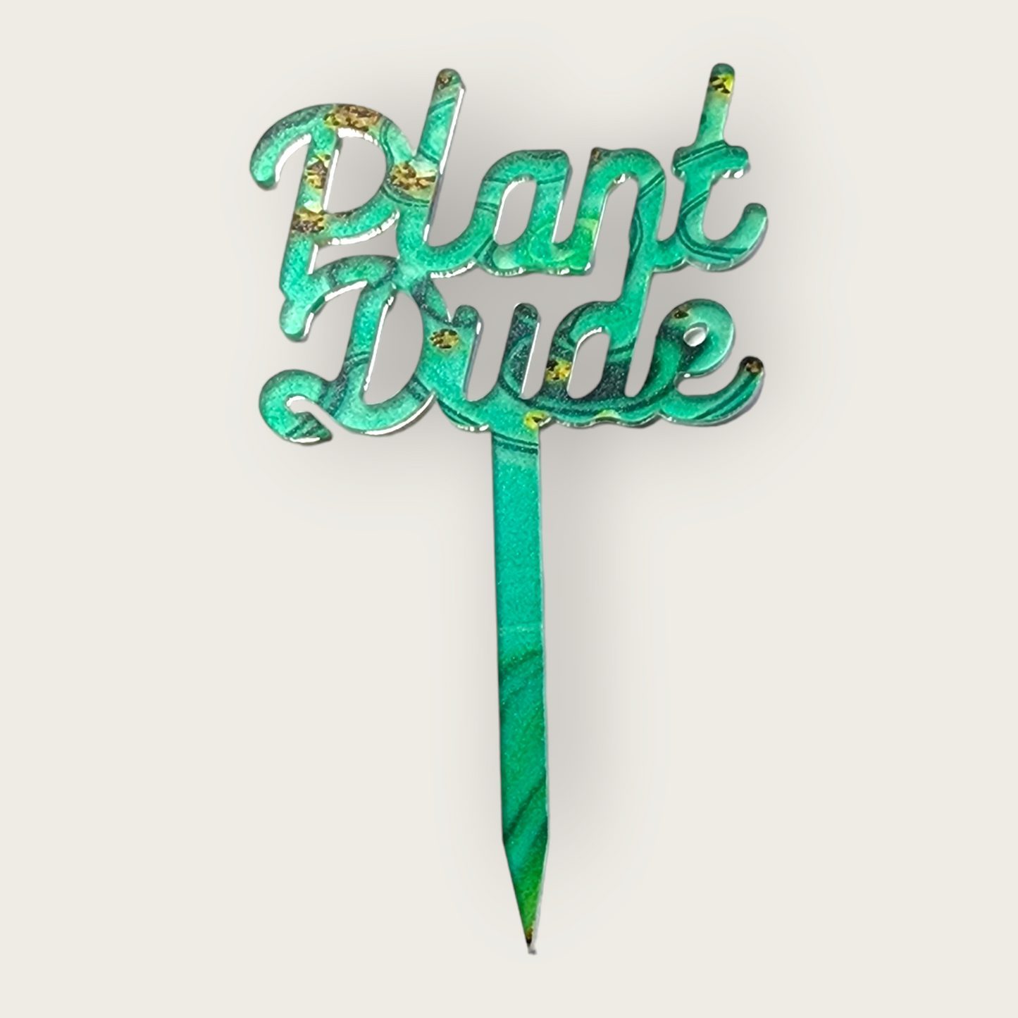 Hand lettering plant stakes