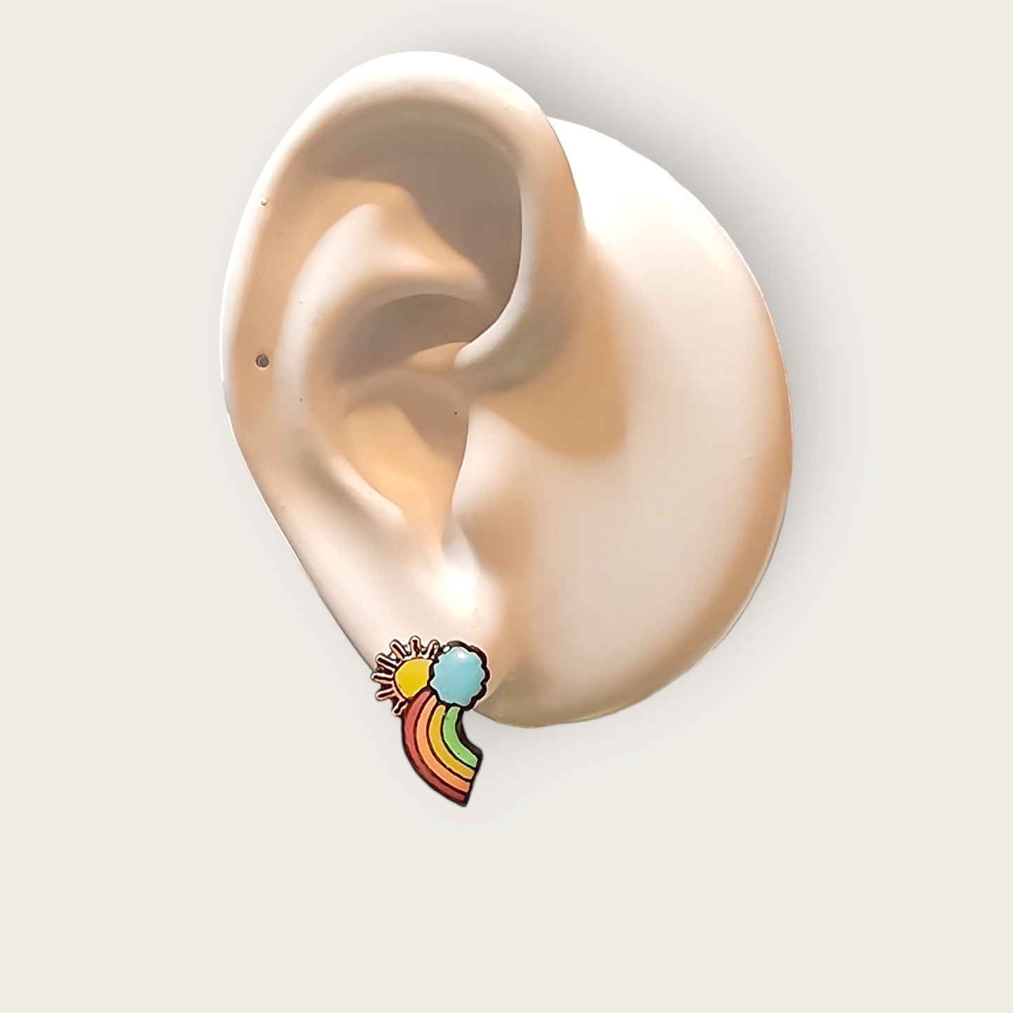 Rainbow Stud Earrings