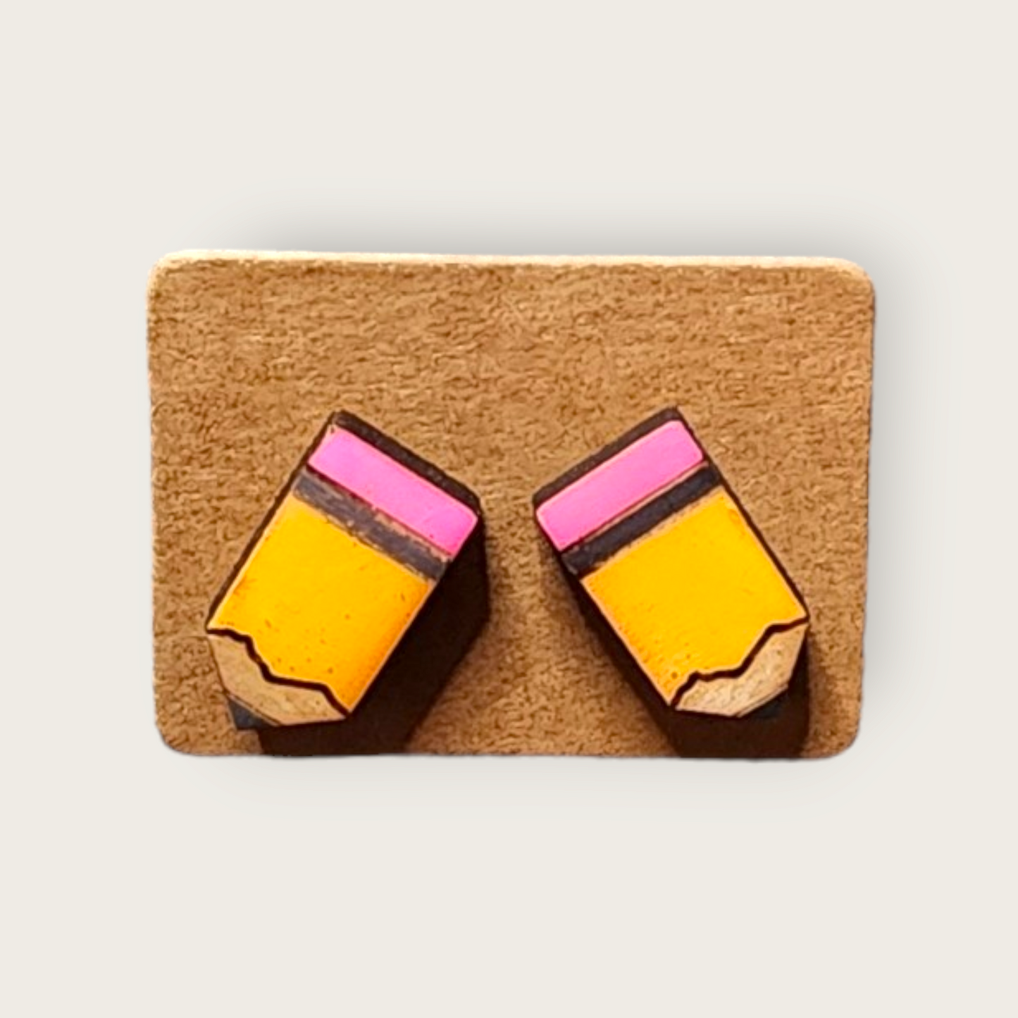 Pencil Stud Earrings